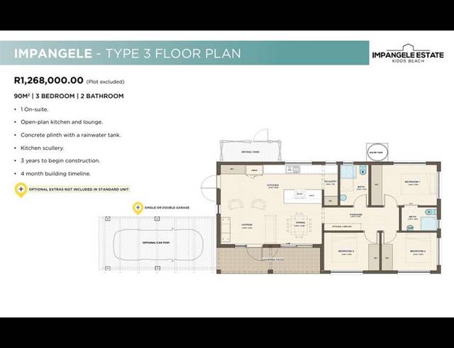 3 BEDROOM HOUSE FOR SALE IN KIDDS BEACH